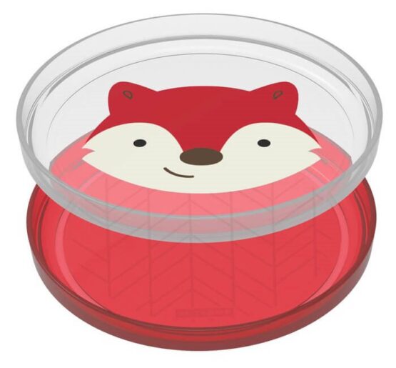Набор из 2-х тарелок с нескользящим дном Skip Hop Zoo Лиса (252244)