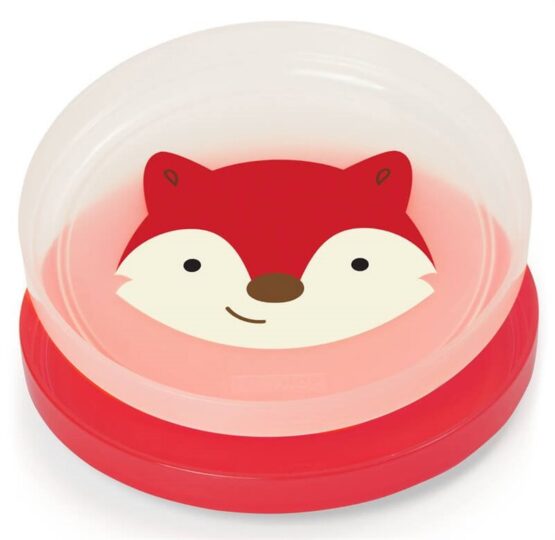 Set 2 farfurii anti-alunecare Skip Hop Zoo Vulpe