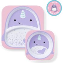 Set Farfurie si Bol Skip Hop Zoo Balena