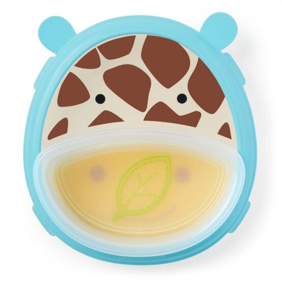 Set Farfurie si Bol Skip Hop Zoo Smart Girafa