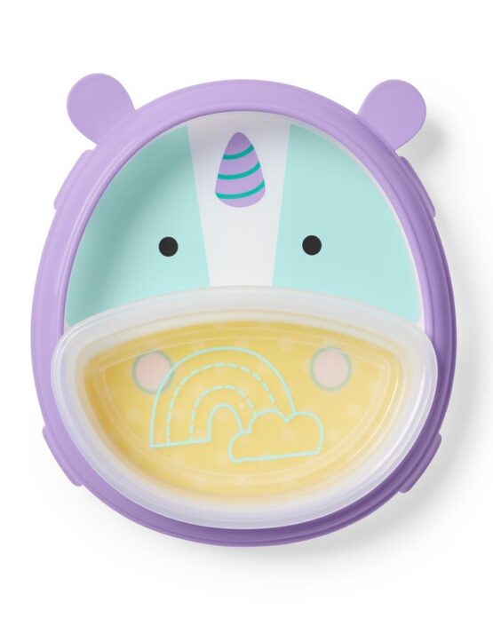 Set Farfurie si Bol Skip Hop Zoo Unicorn