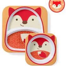 Set Farfurie si Bol Skip Hop Zoo Vulpe