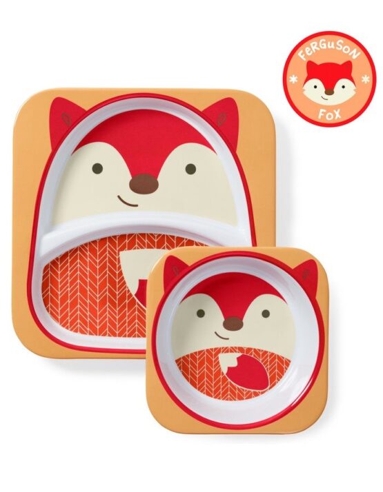 Набор Skip Hop Zoo Тарелка и миска Лиса