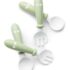 Set lingurite si furculite BabyBjorn Powder Green, 4 buc.