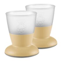 Set pahare BabyBjorn Powder Yellow, 2 buc.