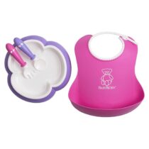 Set pentru alimentatie BabyBjorn Baby Feeding Set Pink