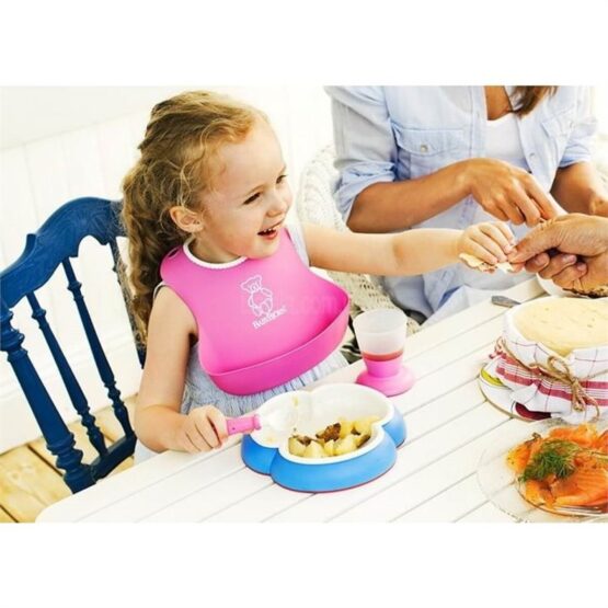 Set pentru alimentatie BabyBjorn Baby Feeding Set Pink