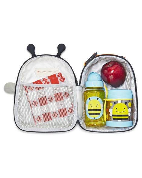 Sticluta cu pai Skip Hop Zoo Albinuta