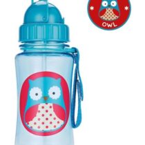 Sticluta cu pai Skip Hop Zoo Bufnita