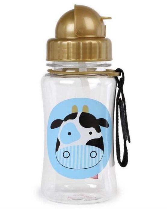 Sticluta cu pai Skip Hop Zoo Vacuta