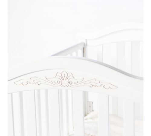 Veres 03.3.1.1.06 Patuț pentru copii Верес ЛД3 (alb)