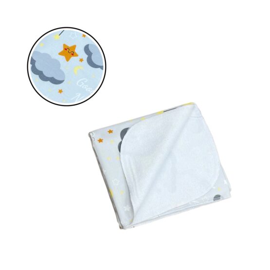 Пеленка непромокаемая 2 слоя 70*80 см Funny Clouds ES