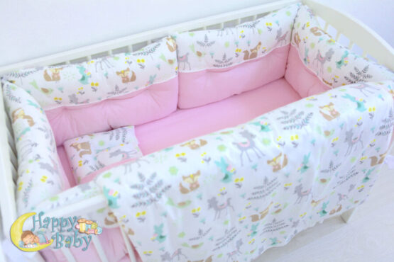 komplekt posteli v krovatku rebenka
