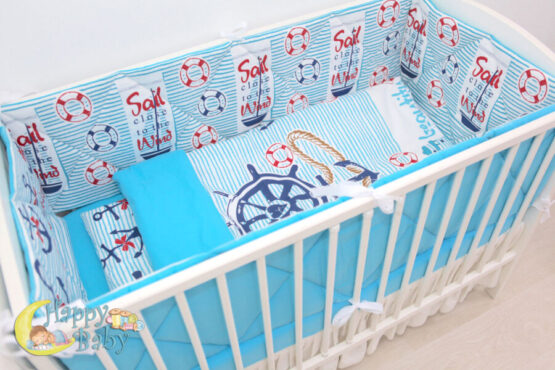 nabor posteli v krovatku novorojdennogo