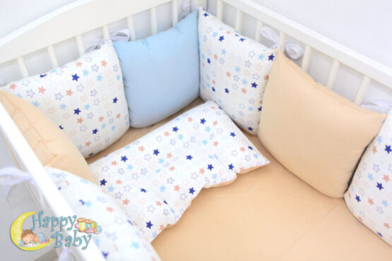 komplekt posteli v krovatku novorojdennogo