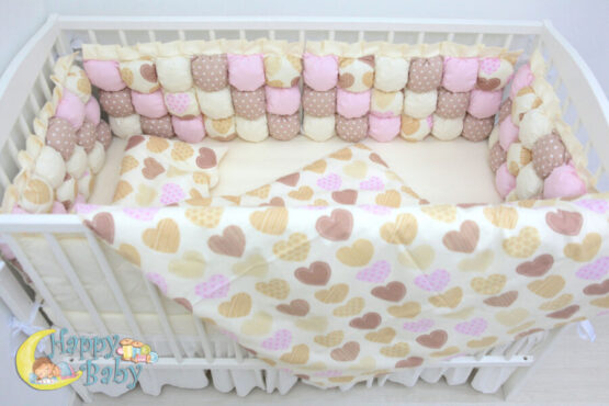 komplekt posteli v krovatku novorojdennogo