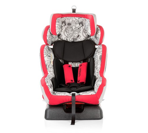 Chippolino Scaun auto 4 Max STK4X0182RE gr. 0+123 (0-36 kg.) rosu