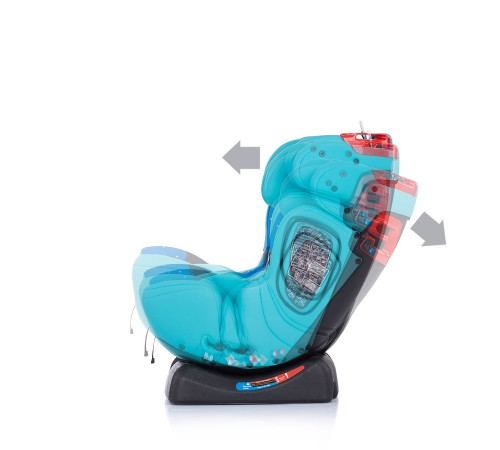 Chippolino Scaun auto 4 Max STK4X0201BO gr. 0+123 (0-36 kg.) albastru