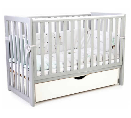 Veres 13.1.1.20.32 Patuț pentru copii Верес ЛД13 (gri)