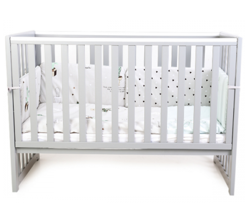 Veres 13.1.1.20.32 Patuț pentru copii Верес ЛД13 (gri)