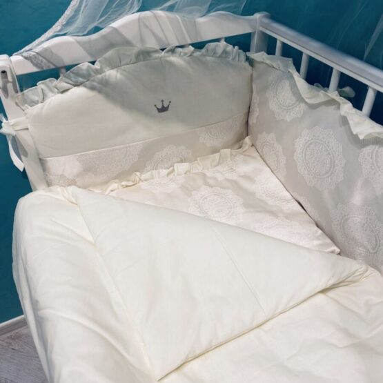 Комплект детской постели 7 элементов Корона Ivory BTD