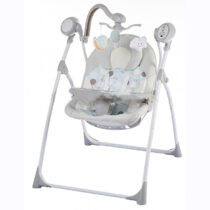 Baby Mix LCP-SW102-902GR Leagan cu muzic si vibratie R/C gri