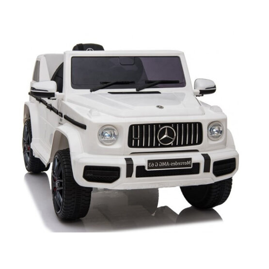 Baby Mix Masina electrica „Mercedes G63” Alb