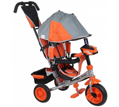 Baby Mix Triciclu LUX portocaliu/gri