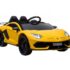 Chipolino Mașină cu baterie ELKLASVJ04Y Lamborghini Aventador SVJ Galben