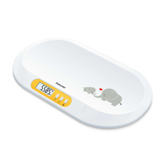Cântar electronic pentru bebeluși Beurer BY90