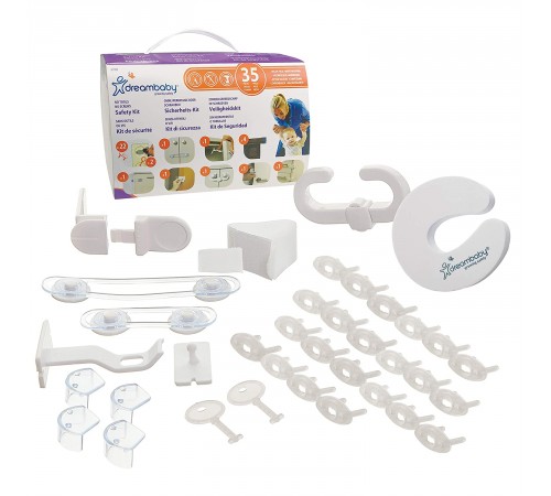 Dreambaby G708E Set pentru siguranța copilului în casă (35 buc.)