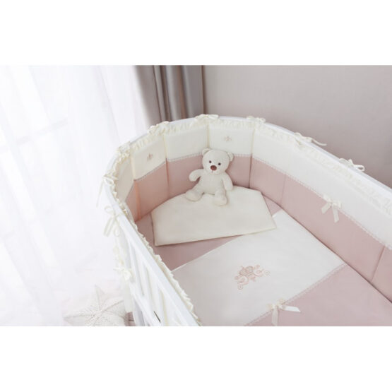 Lenjerie de pat pentru copii Perina Estelle Oval (EO7-125х75) Alb