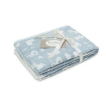 Plapumă pentru bebeluși Perina Animăluțe (PL-01.2) Albastru