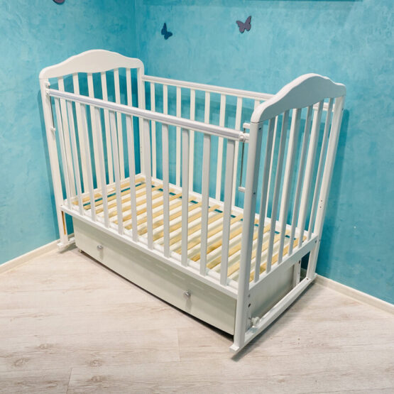 Кроватка на маятнике Berioza (123001) Белая