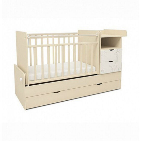 Pătuţ SKV-Company Jiraffe (550049-1) Bej