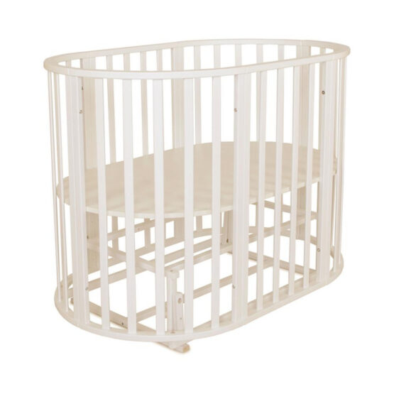 Кроватка овальная SKV-Company СКВ-10 (108009) Бежевая