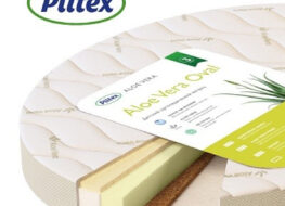 Saltea pentru copii Plitex Aloe Vera Oval 125x75x10cm (AV-18/4)