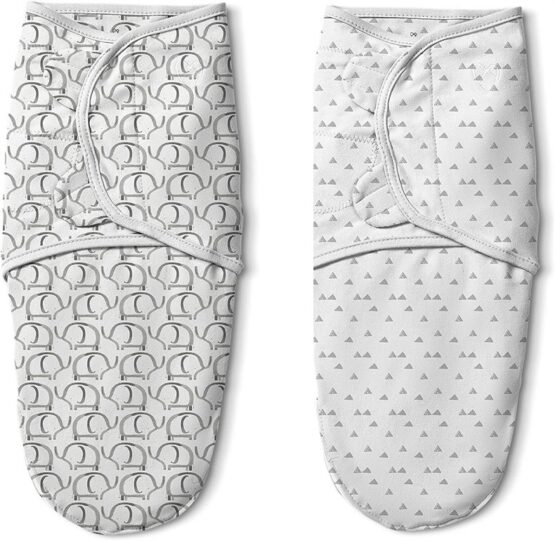 Конверт для пеленания Summer Infant SwaddleMe Ellie Luxe (0-3 мес.), 2 шт.