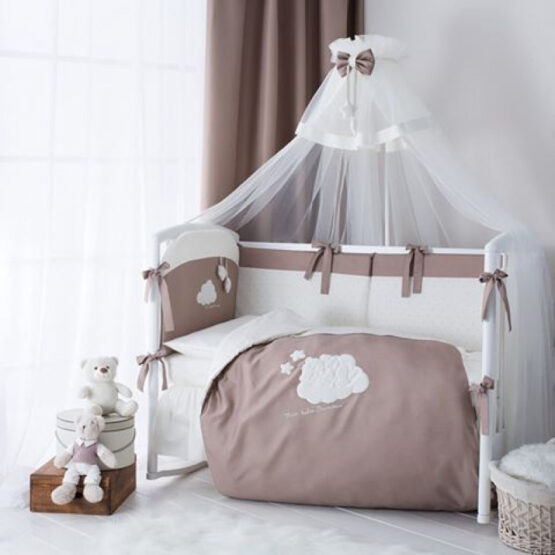 Baldachin pentru pătuț Perina Bambino (BB11-01.5) Cappuccino