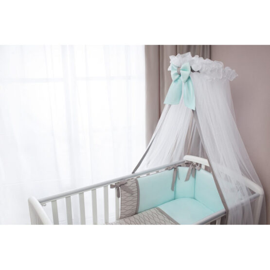 Baldachin pentru pătuț Perina ELFETTO (EF1/1-01.1) Mentă