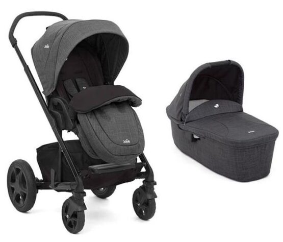 Carucior multifunctional 2 in 1 Joie Chrome Deluxe Pavement (S1201MAPAV000)