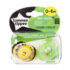 Suzete din silicon 2 buc. Tommee Tippee AnyTime 0-6 luni Verde