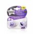 Suzete din silicon 2 buc. Tommee Tippee AnyTime 0-6 luni Violet
