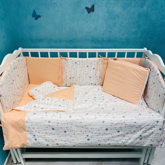 Set de lenjerie 8 elemente - Steluțe BTD