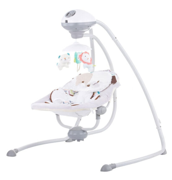 Chipolino Качели-шезлонг с адаптером Aida LSHAD0203DG серый