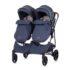 Chipolino Carucior pentru gemeni Duo Smart KBDS02002DE Denim