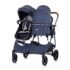 Chipolino Carucior pentru gemeni Duo Smart KBDS02002DE Denim