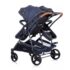 Chipolino Carucior pentru gemeni Duo Smart KBDS02002DE Denim