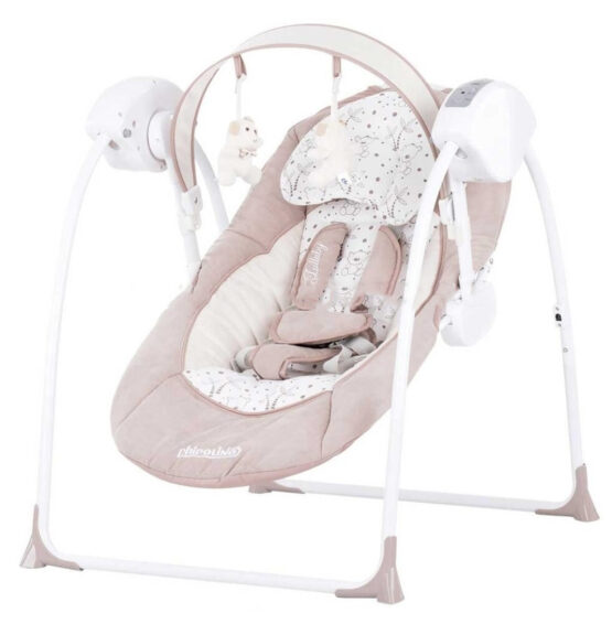 Chipolino Качели-шезлонг с адаптером Lullaby LSHLB0202MO мокка