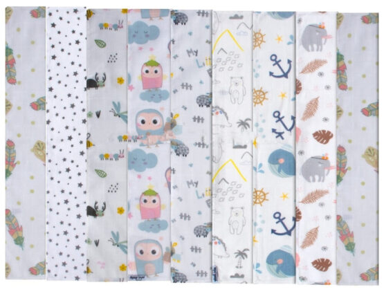 Sevi Набор из 2 муслиновых пелёнок в асс.